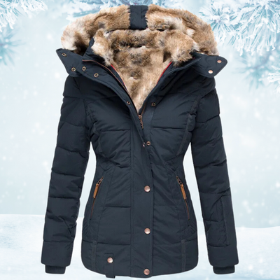 Carla™ - Bequeme warme Winterjacke mit Fell