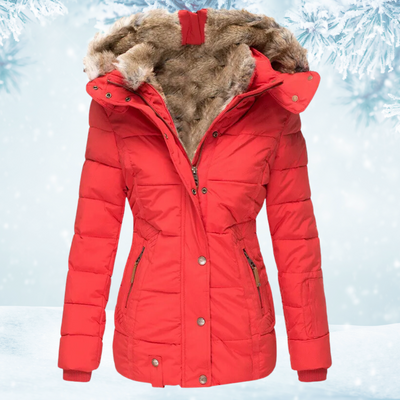 Carla™ - Bequeme warme Winterjacke mit Fell