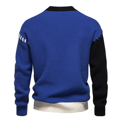 Enea® - Schwarz und Blau | Premium Pullover für Herren