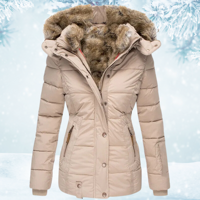 Carla™ - Bequeme warme Winterjacke mit Fell