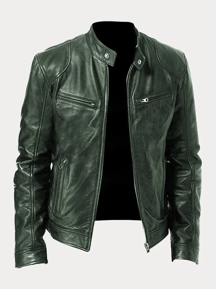 David™ - Veste en Cuir Casual