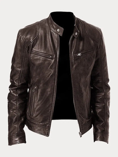 David™ - Veste en Cuir Casual