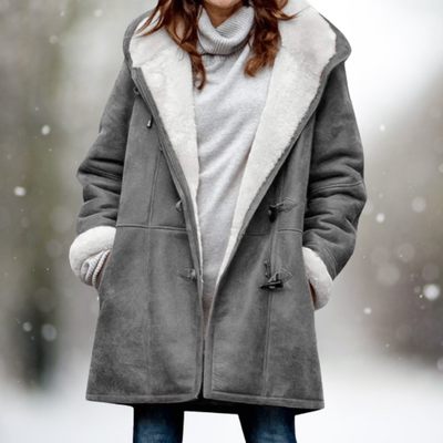 Aria™ - Stylische Wildlederfleecejacke mit Kapuze