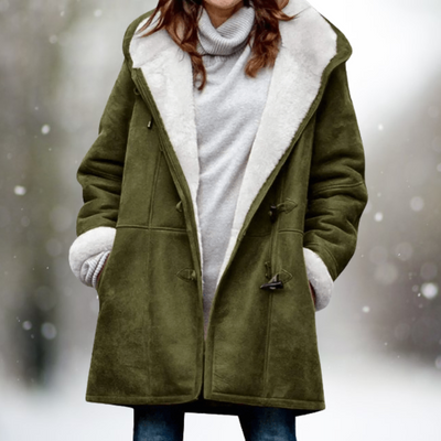 Aria™ - Stylische Wildlederfleecejacke mit Kapuze