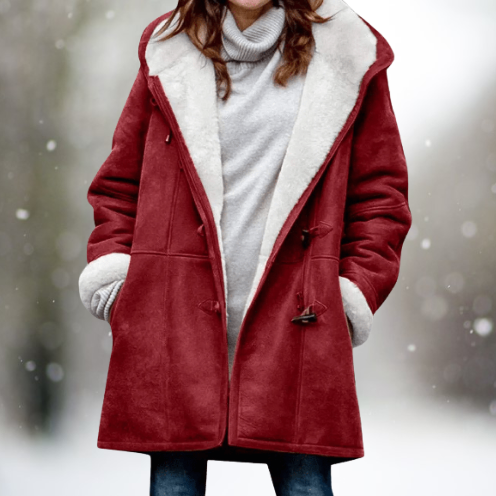 Aria™ - Stylische Wildlederfleecejacke mit Kapuze