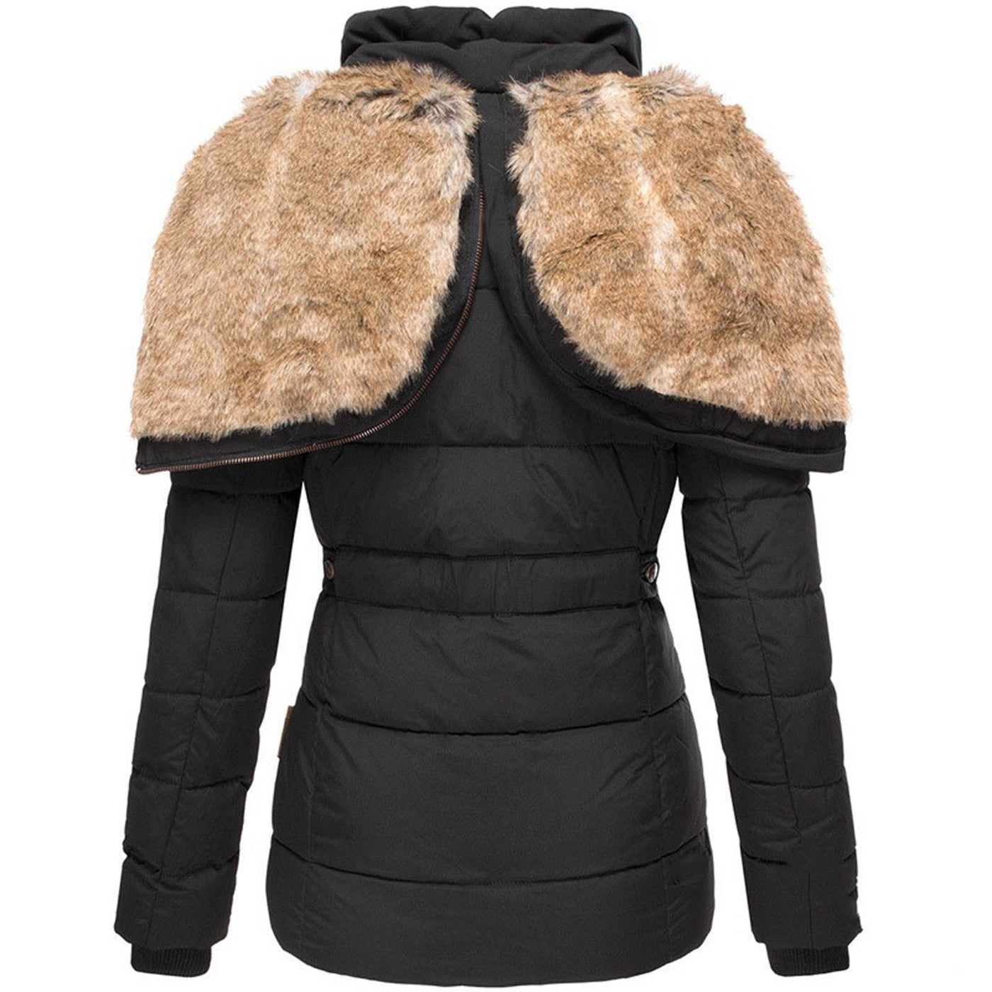 Carla™ - Bequeme warme Winterjacke mit Fell